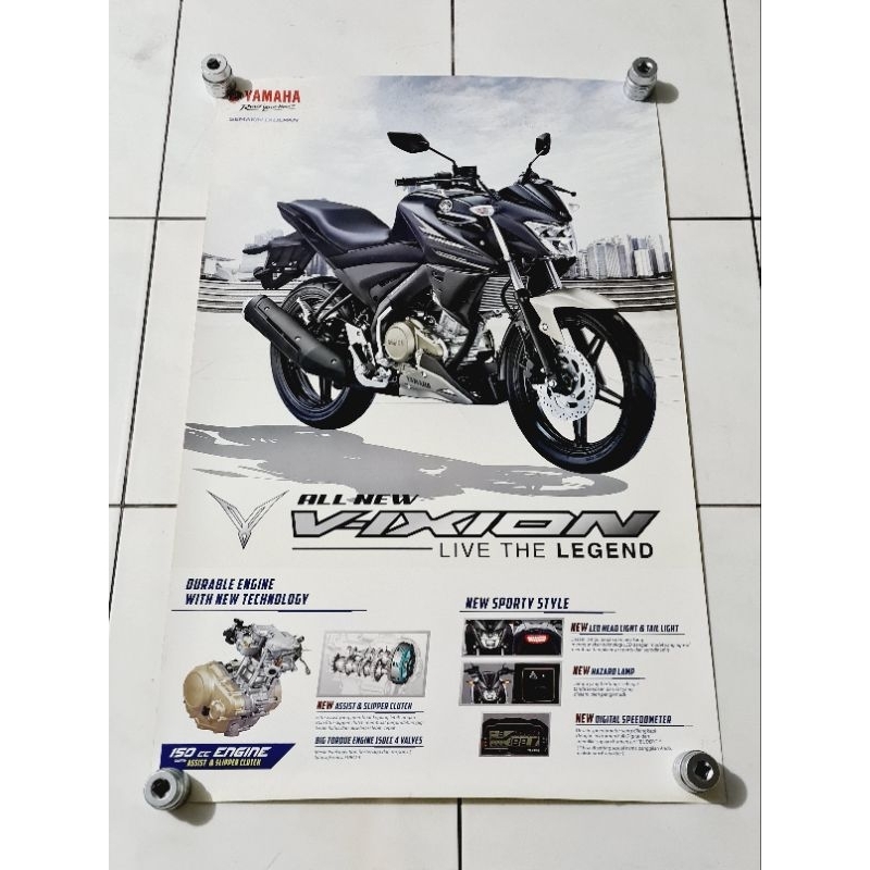 Poster Jumbo Motor YAMAHA VIXION ORI