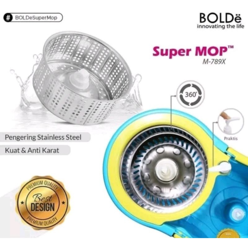 Super MOP M-789X+ Stainless Original BOLDe