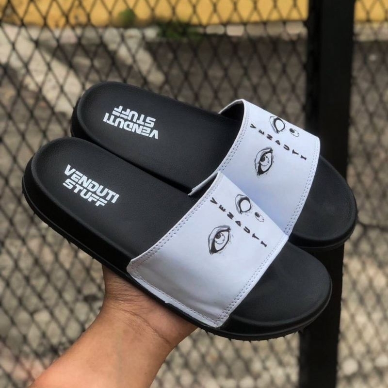 Sandal Slide Pria Wanita Terbaru Sandal Slop Venduti Stuff Original