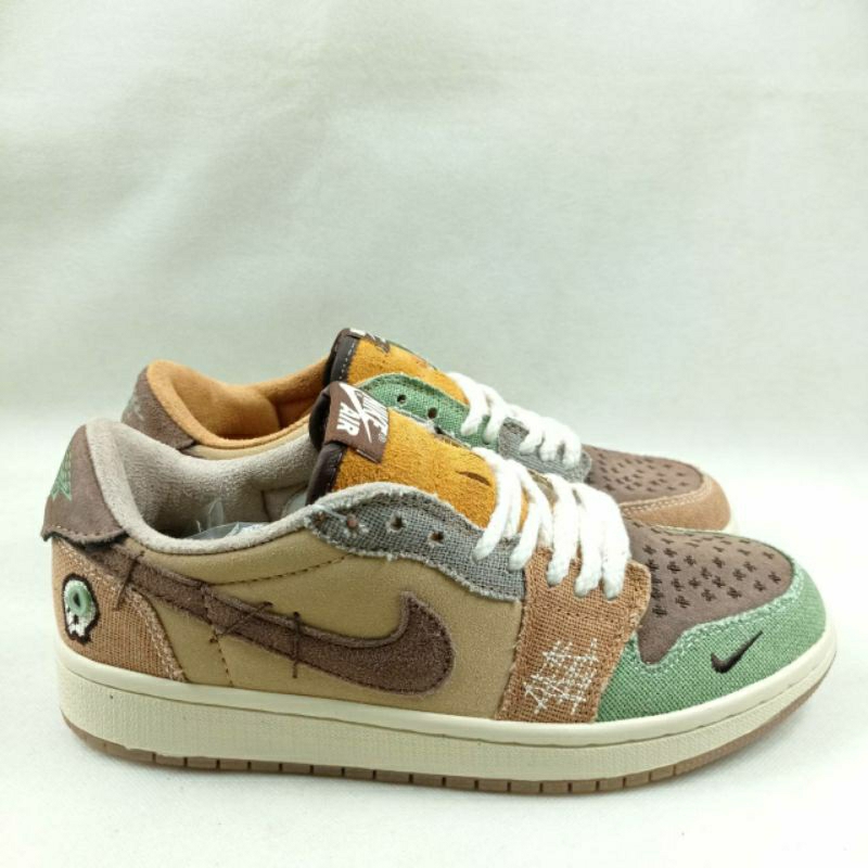 SEPATU BASKET AJ 1 LOW OG X ZION WILLIAMSON VOODOO