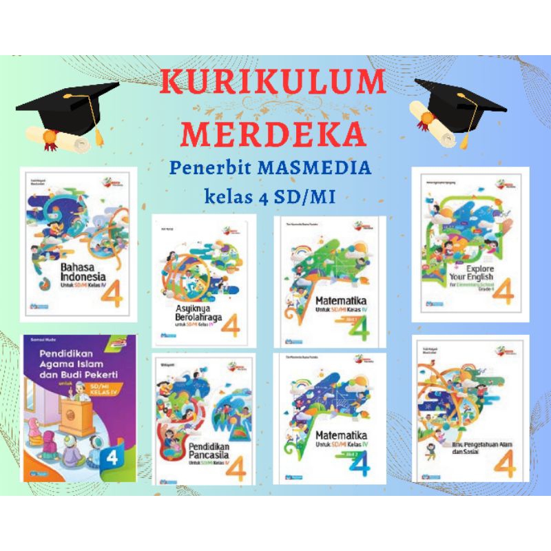 

RB BUKU KURIKULUM MERDEKA SD MI KELAS 4 PENERBIT MASMEDIA