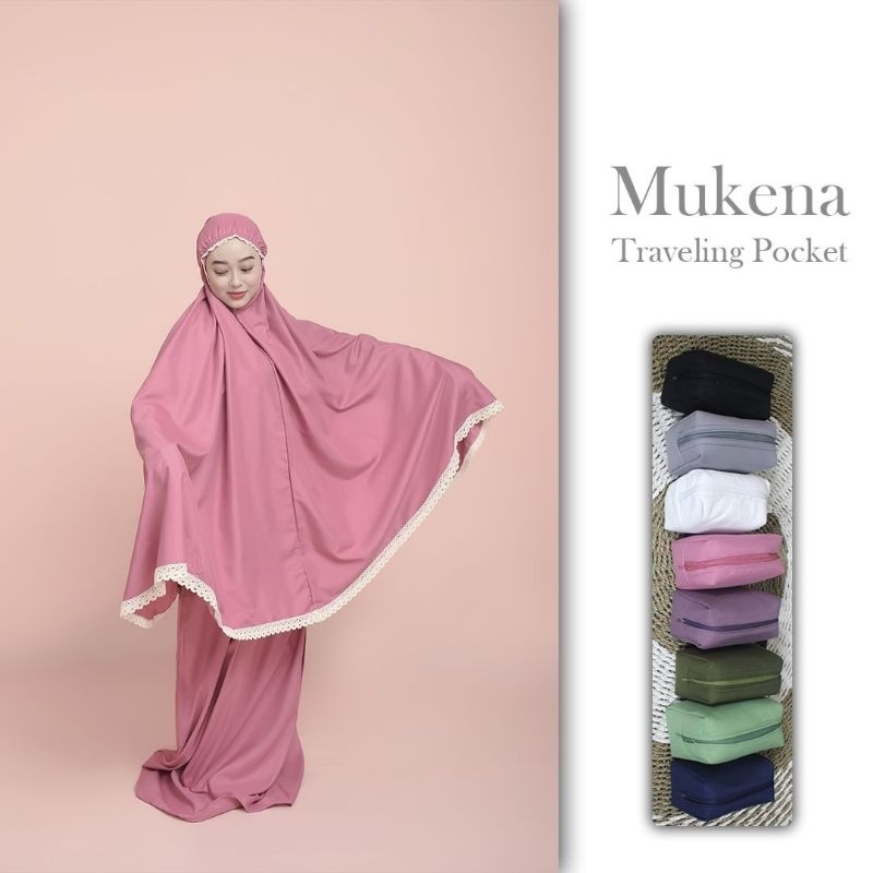 mukenah traveling pocket/mukenah traveling/mukenah mini