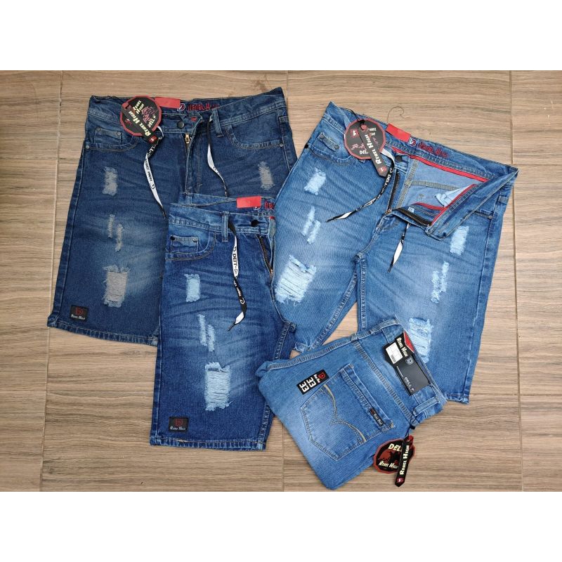 Terlaris Celana Pendek Jeans Sobek