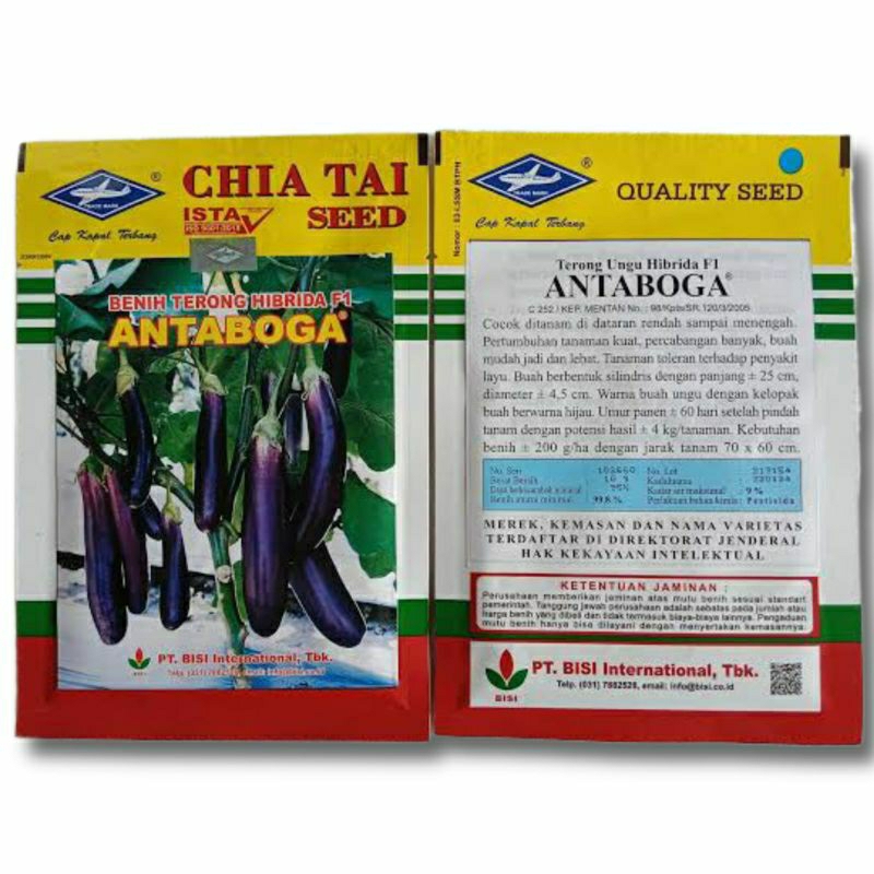 Benih Terong ANTABOGA F1 - Bibit Terong Hibrida ANTABOGA Original isi 10 gram