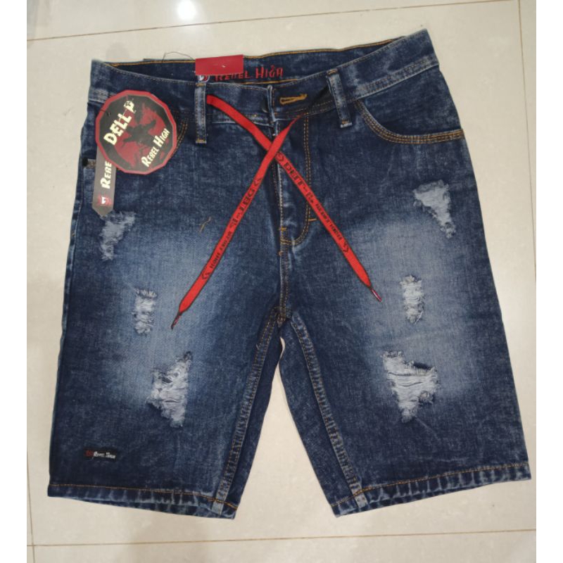 Terlaris Celana Pendek Jeans Sobek