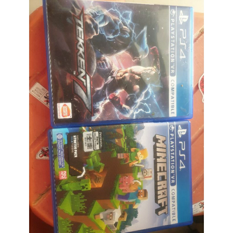 Kaset Bd ps4 tekken n minecraf