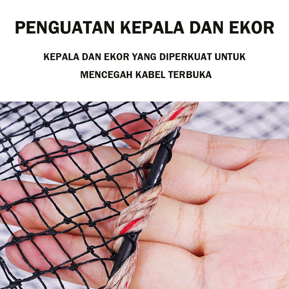 ND5 Bubu Jaring Perangkap Ikan Udang Kepiting Lobster / Bubu Ikan Lipat Bulat / Jaring Ikan Udang