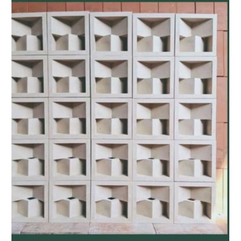 roster beton minimalis, loster beton minimalis, roster 2 sisi, roster dua muka