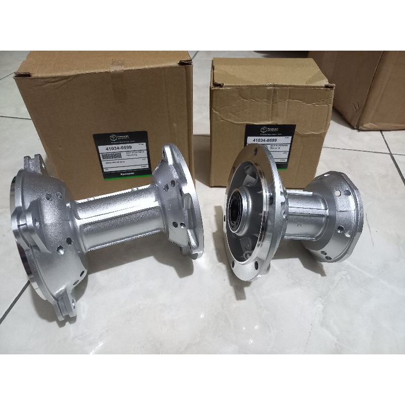 TROMOL SET DEPAN BELAKANG KLX 150 ASLI KAWASAKI