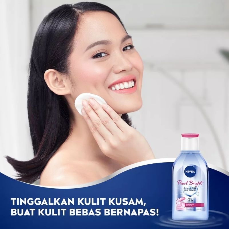 NIVEA Micellar Water 400ml MicellAir Pearl Bright | Oil &amp; Acne 400 ml