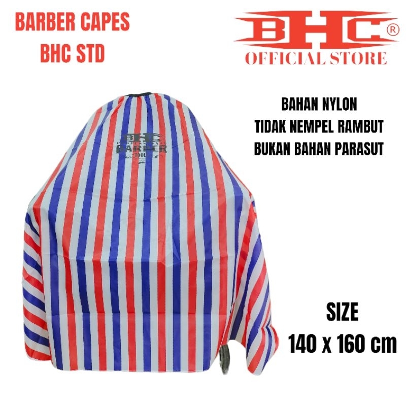 KAIN KIP GARIS MERAH BIRU BARBERSHOP BARBER CAPE PANGKAS RAMBUT DAN SALON