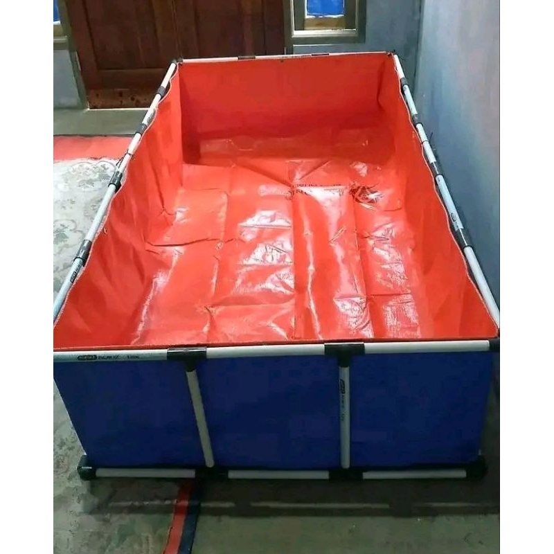 TERPAL KOLAM FULLSET 200 x 100 x 50 Terpal kolam ikan kolam terpal berkualitas