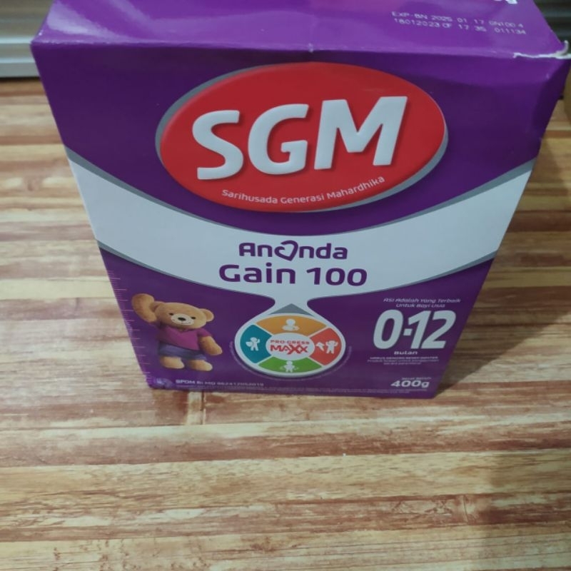 SGM GAIN 100 0-12 BULAN EXP 2025