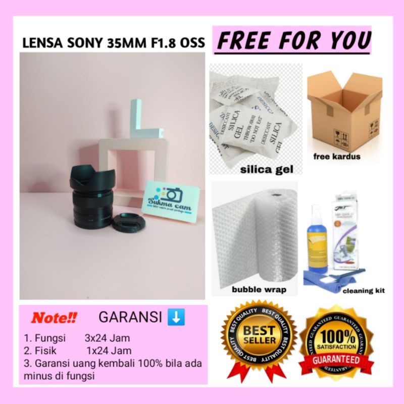 Lensa Fix Sony 35mm f1.8 oss