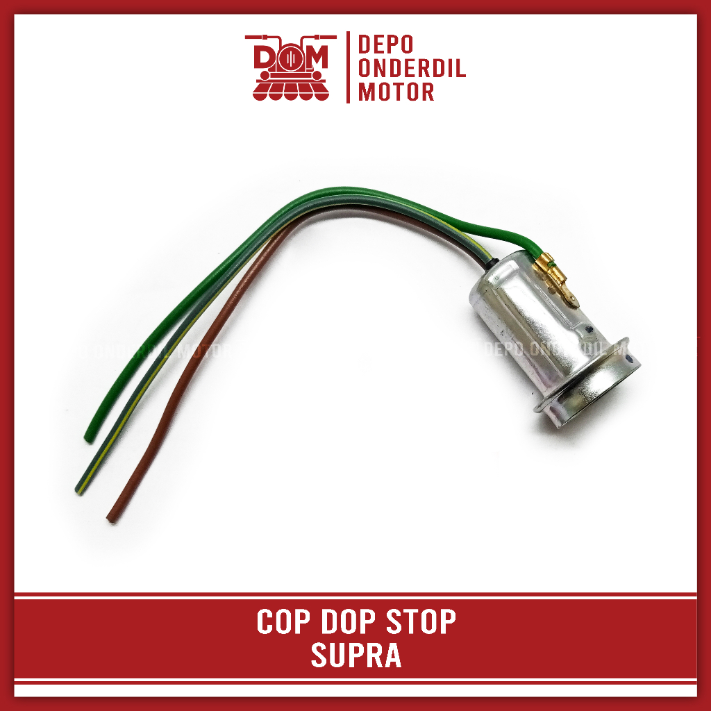 Cop Dop Stop Supra (PSP) Fitting Pitingan Bohlam Lampu Belakang Dop Stop Honda Supra Lama Tromol