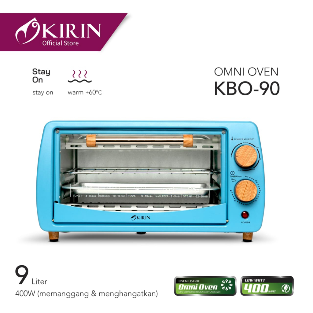 Oven Listrik 9 Liter dengan Timer dan Lampu Indikator