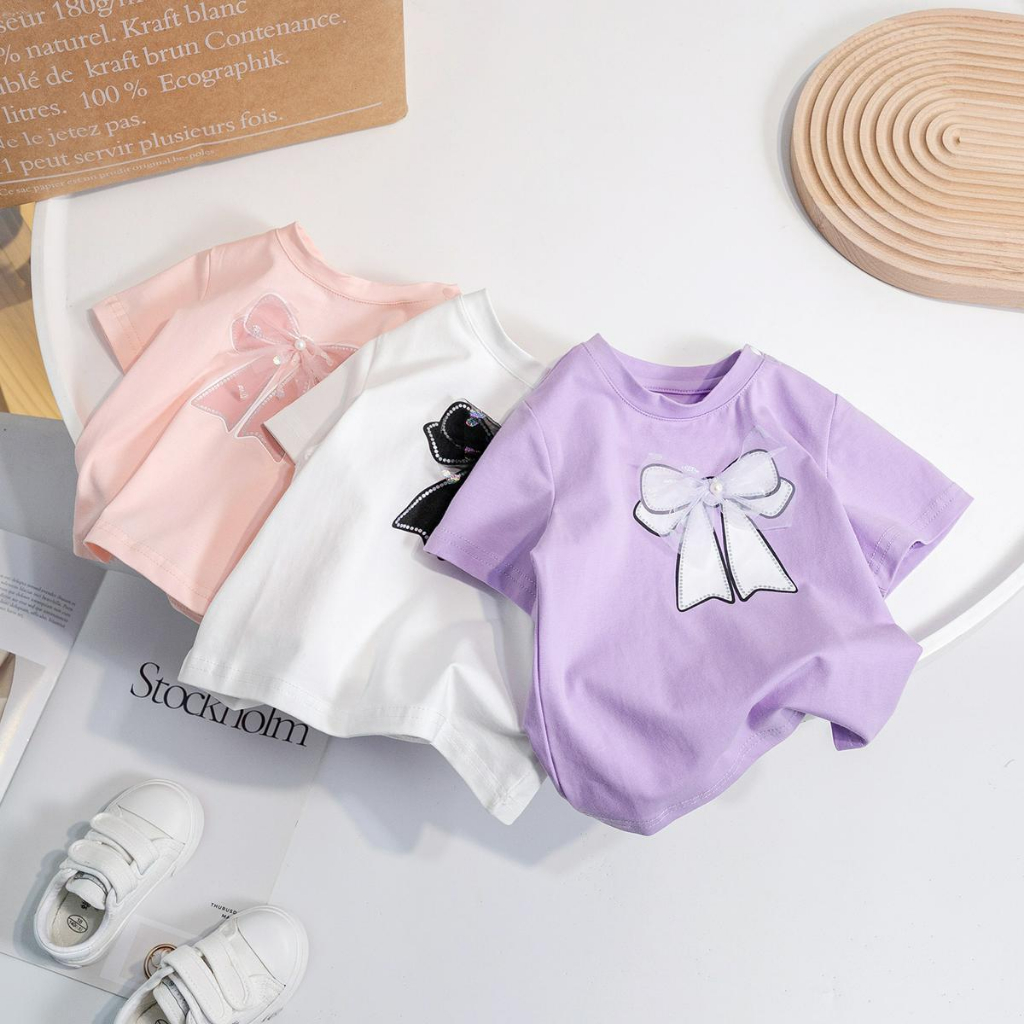 babyfit MINEPUTTA 3-8thn baju blus atasan anak perempuan import kaos oblong korean style nyl-0626