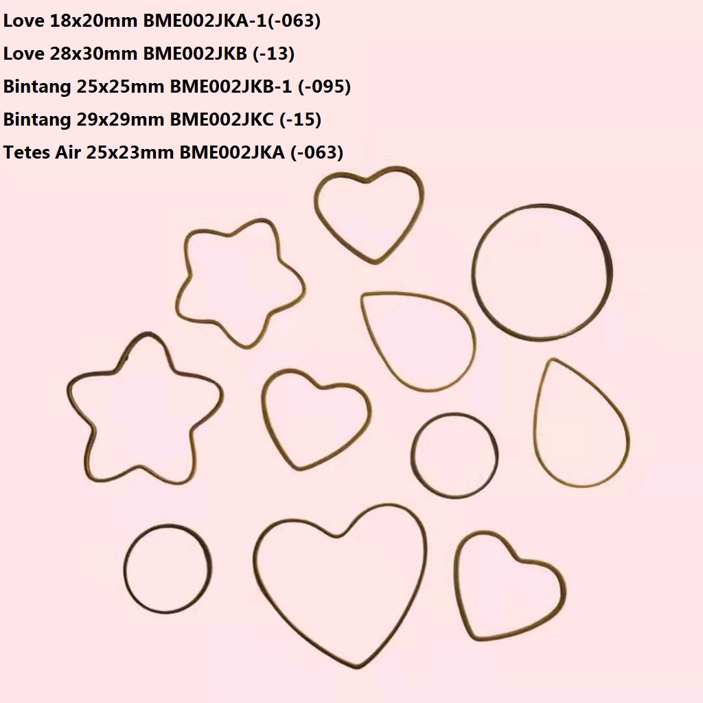 Macam-macam Liontin Anting / Kalung / Gelang Menghubungkan Gesper Kaitan Anting Harga/20pc
