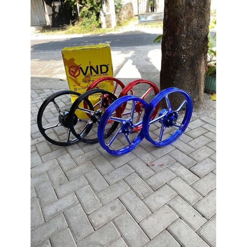 Velg VND AK 55 ring 17 veleg vnd ak55 ukuran 160 /160 depan belakang velg VND