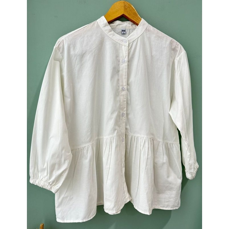 Unq cotton ruffle blouse