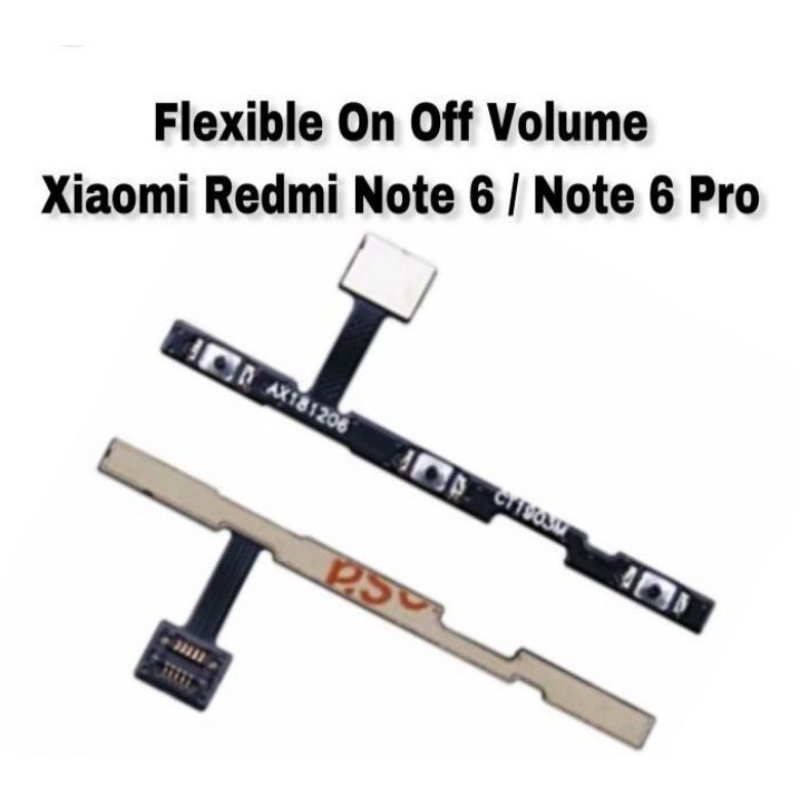 FLEXIBLE FLEKSIBEL XIAOMI NOTE 6 ON OFF VOLUME