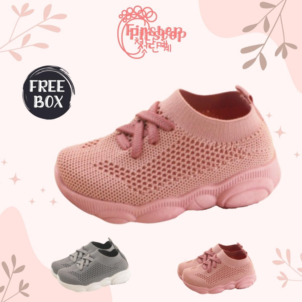 Sepatu Anak Perempuan Dan Laki Laki Import Sneaker Anak Usia 1-5 Tahun FS120