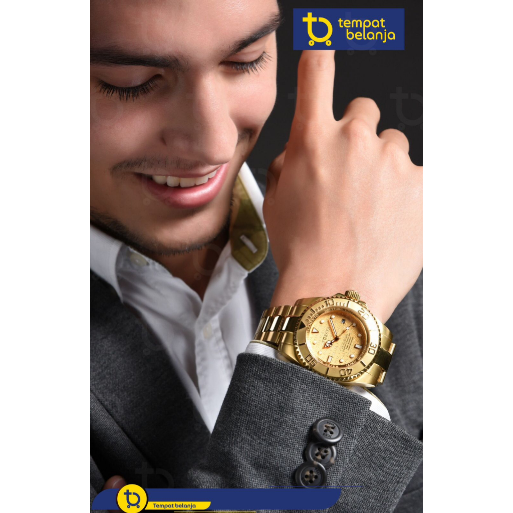 jam tangan pria forsta Elemento allgold