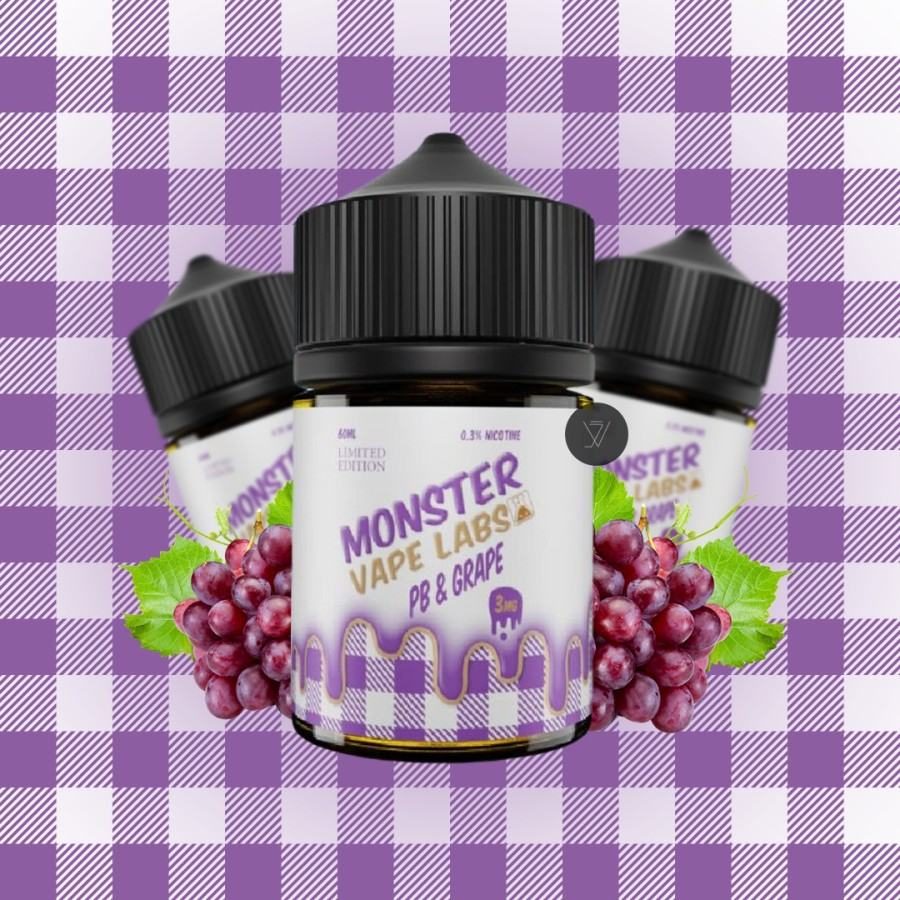 LIQUID MONSTER VAPE LABS PB GRAPE - MVL PB GRAPE - 60ML