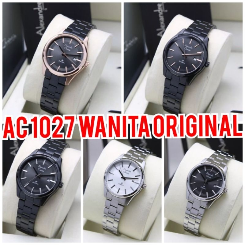 JAMTANGAN PRIMO STEEL CEWEK AC 1027 | ALEXANDRE CHRISTIE AC1027 RANTAI