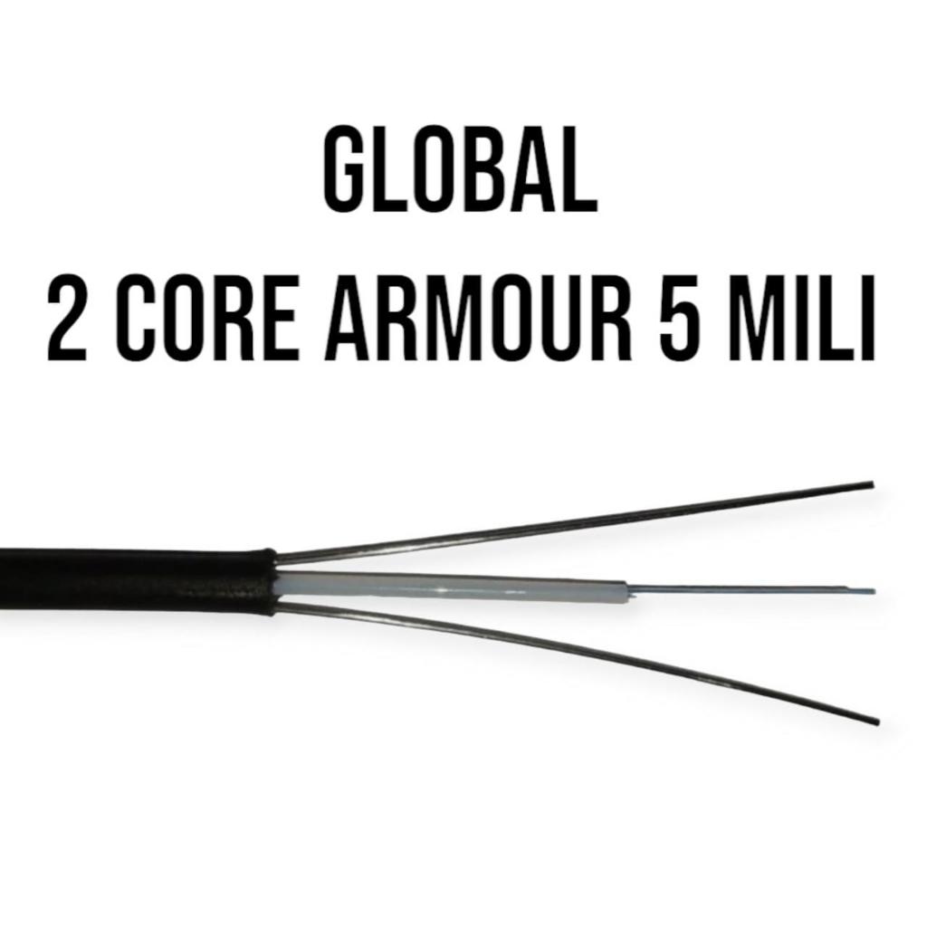 KABEL 2 CORE ARMOURE 5 MILI 2KM