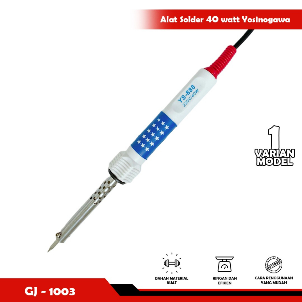 SOLDER NASA 40 watt  with grid 5 star / Solder Plastik 40w&60w - NASA SQUARE