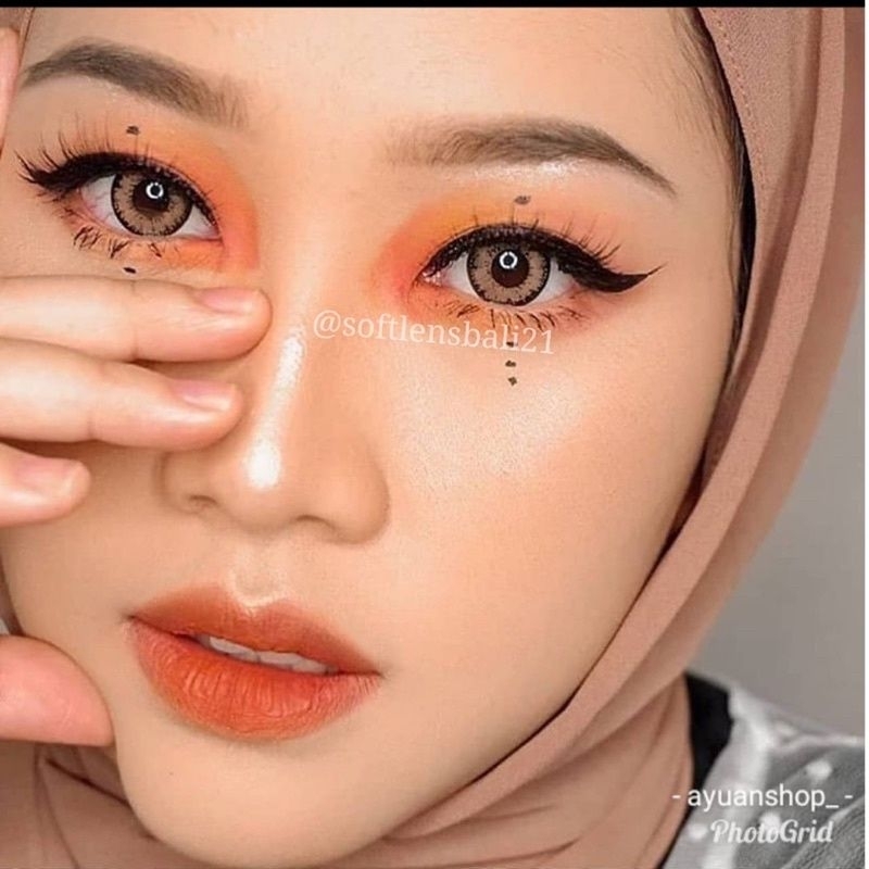 SOFTLENS BIG EYES 16MM K-POP BY EXOTICON BROWN