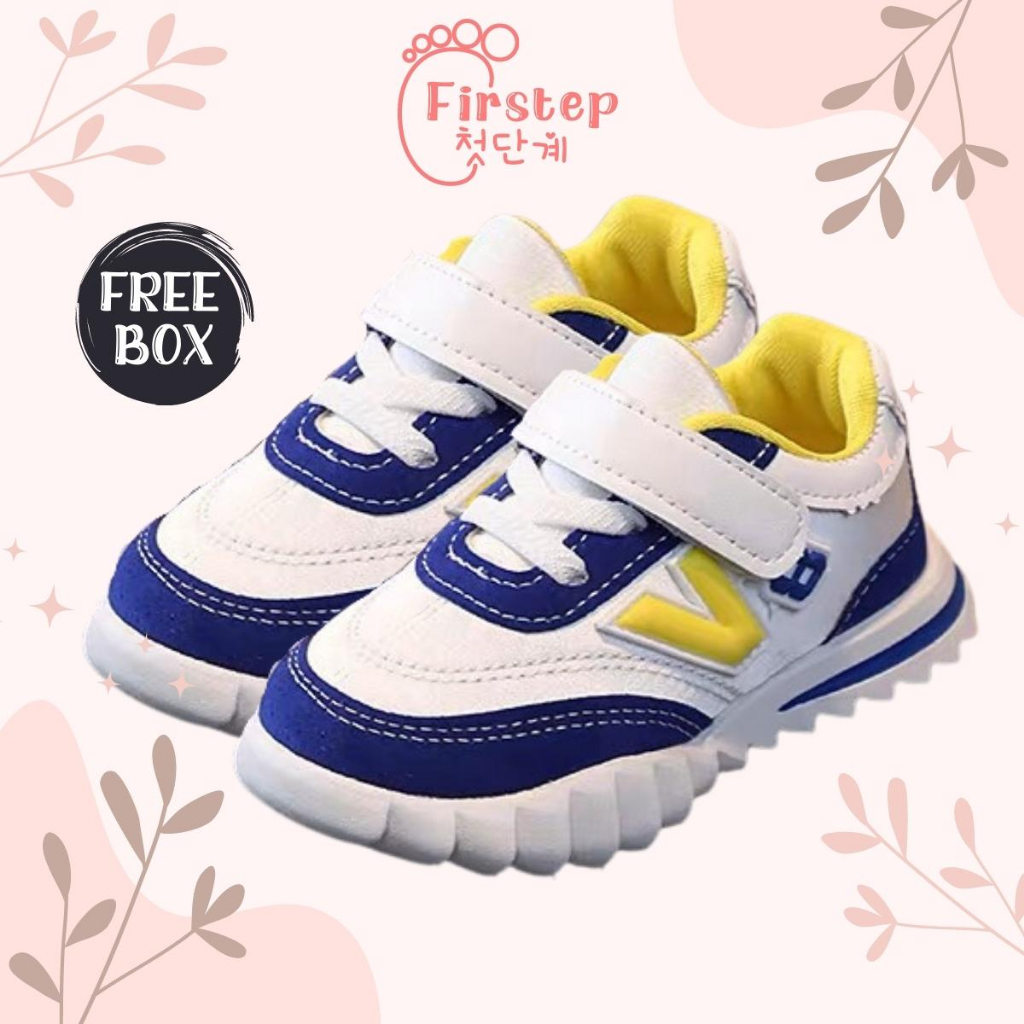 Sepatu Anak Perempuan Dan Laki Laki Import Sneaker Anak Usia 1-5 Tahun FS160