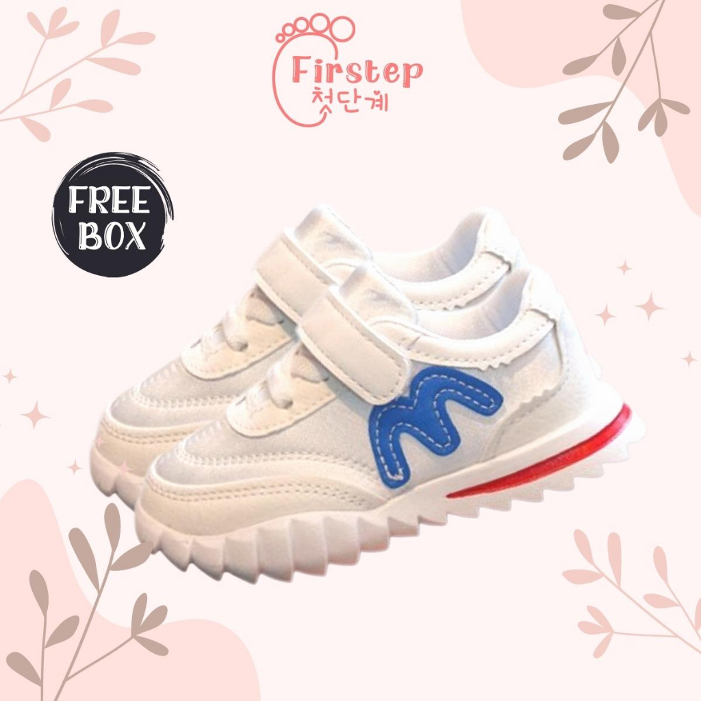 Sepatu Anak Perempuan Dan Laki Laki Import Sneaker Anak Usia 1-5 Tahun FS165