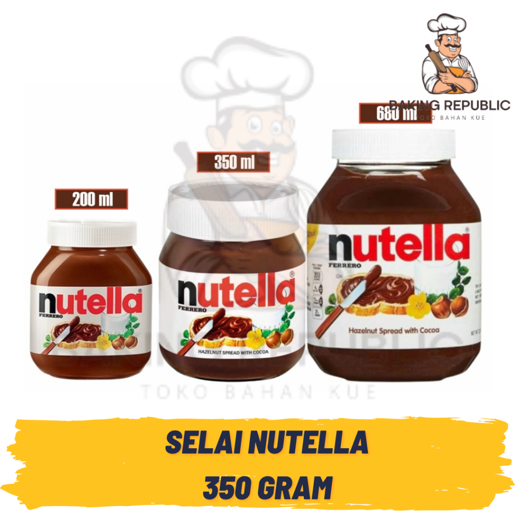 

NUTELLA SELAI COKLAT HAZELNUT | 350 GR + BUBBLE WRAP