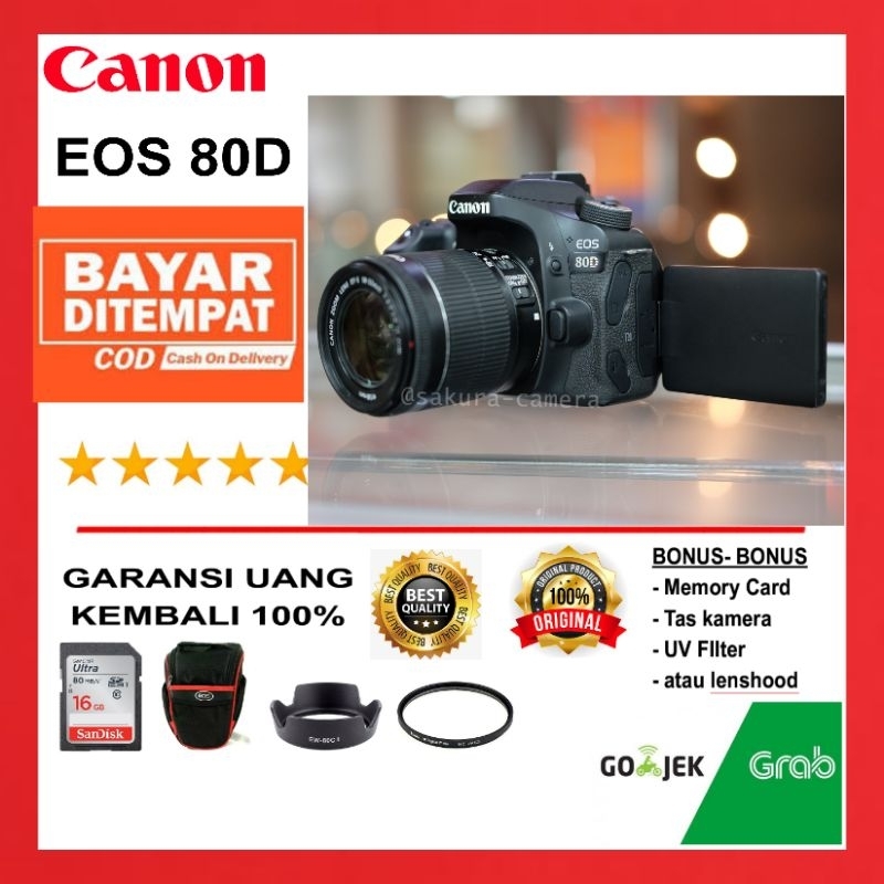 Canon EOS 80D Kamera DSLR