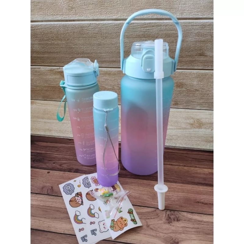 BOTOL MINUM PELANGI BERANAK 3IN1