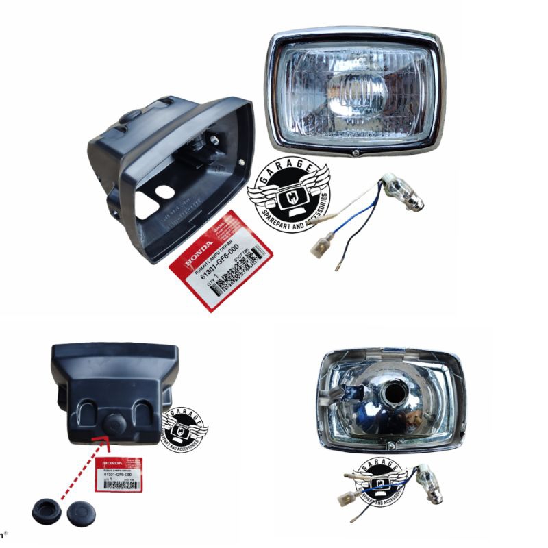 Refektor Depan HONDA Win Tahun Tua DETAIL ORI Rumah Lampu Original AHM BARU Lampu Depan Win 100 Refl