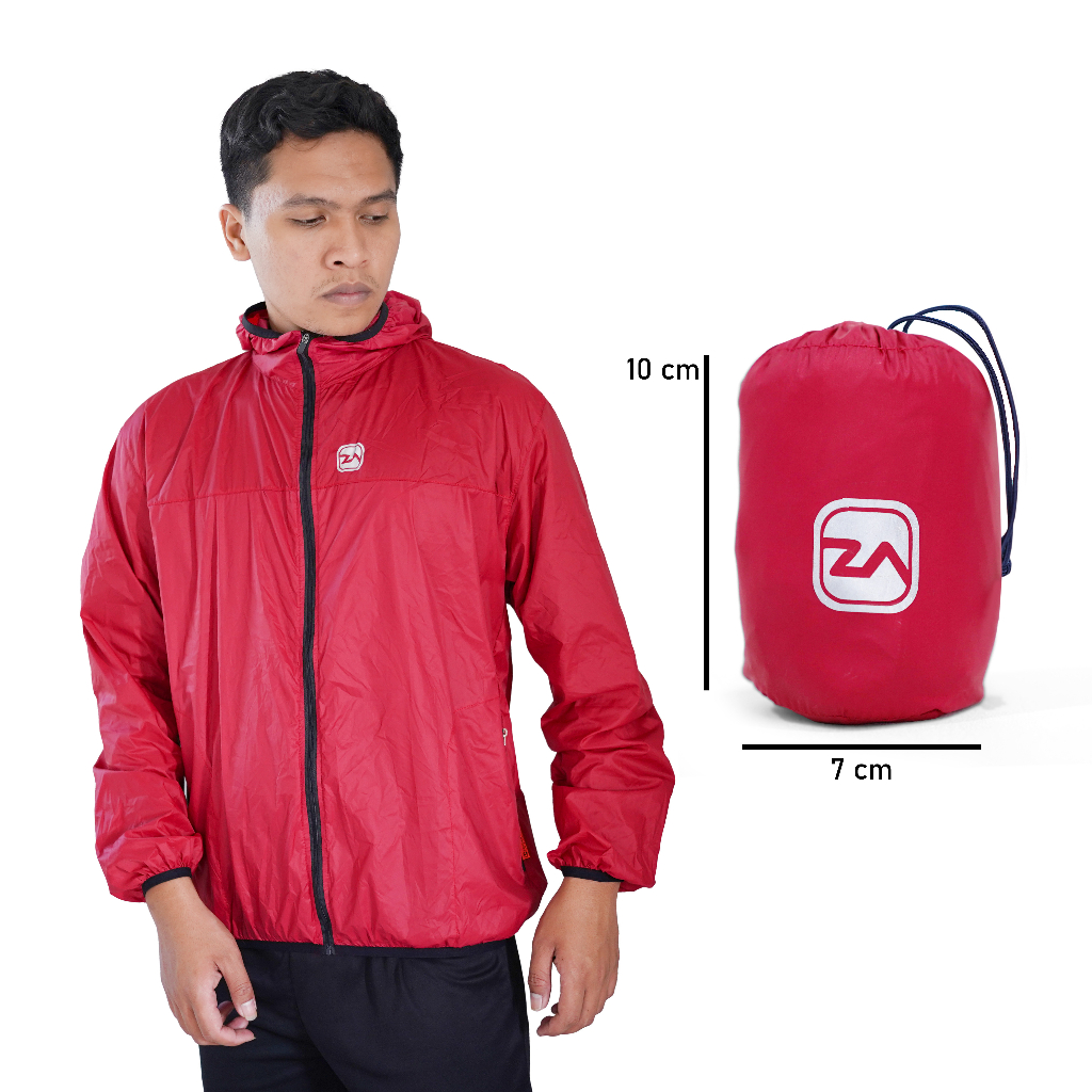 Jaket Olahraga Lari Joging Running Zarventur Folded (bisa dilipat kecil)