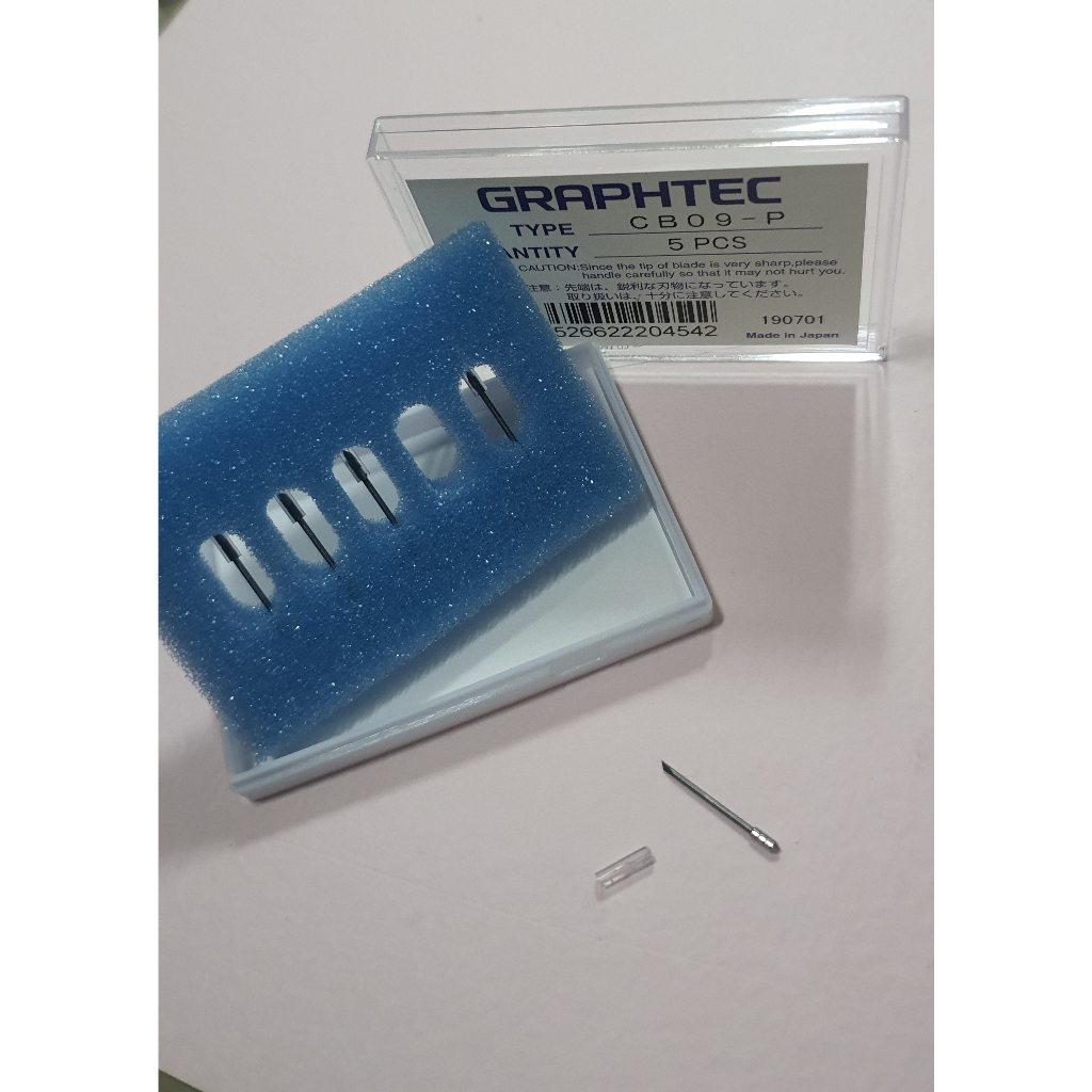 

Mata Pisau Mesin Cutting Graphtec | Cutter Blade Graphtec CB09-P Super Steel | Blade 1 box isi 5pcs