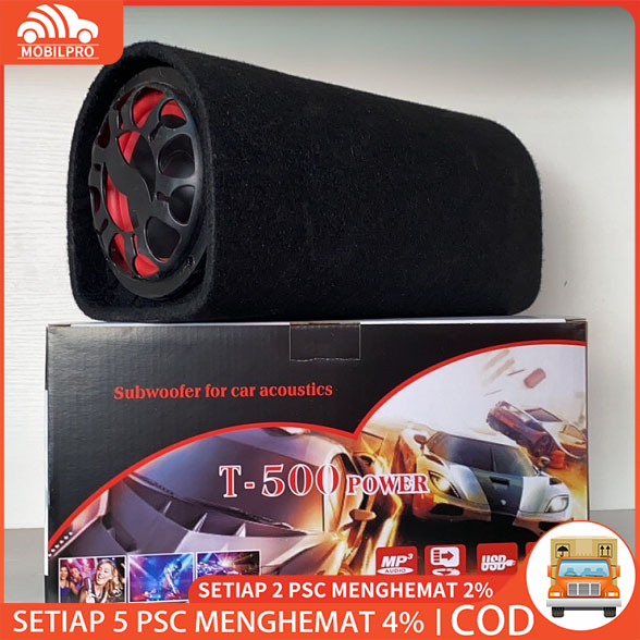 Speaker Bluetooth ADVANCE Subwoofer Karaoke Super Bass Salon Aktif Wireless T500BT power