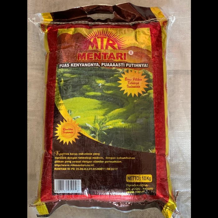 

BERAS PREMIUM MENTARI 10KG