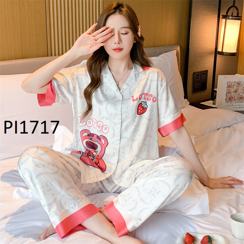 PIYAMA CP SUTRA WANITA PREMIUM PI1717