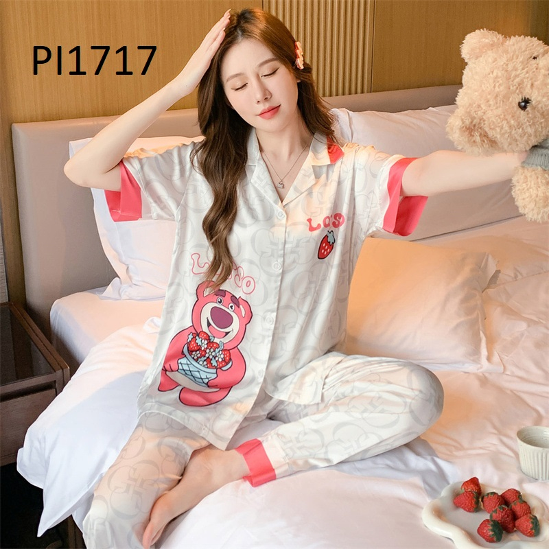 PIYAMA CP SUTRA WANITA PREMIUM PI1717