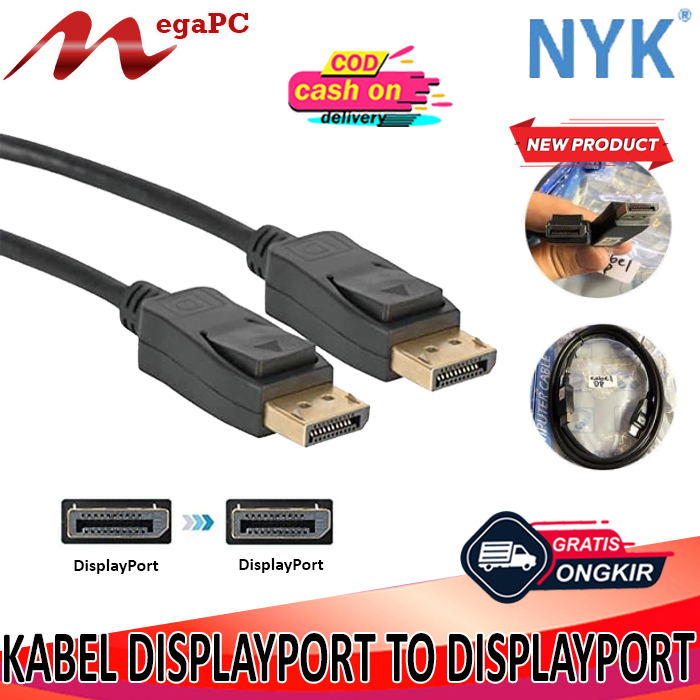 Kabel DP Display Port Male to DP Male NYK