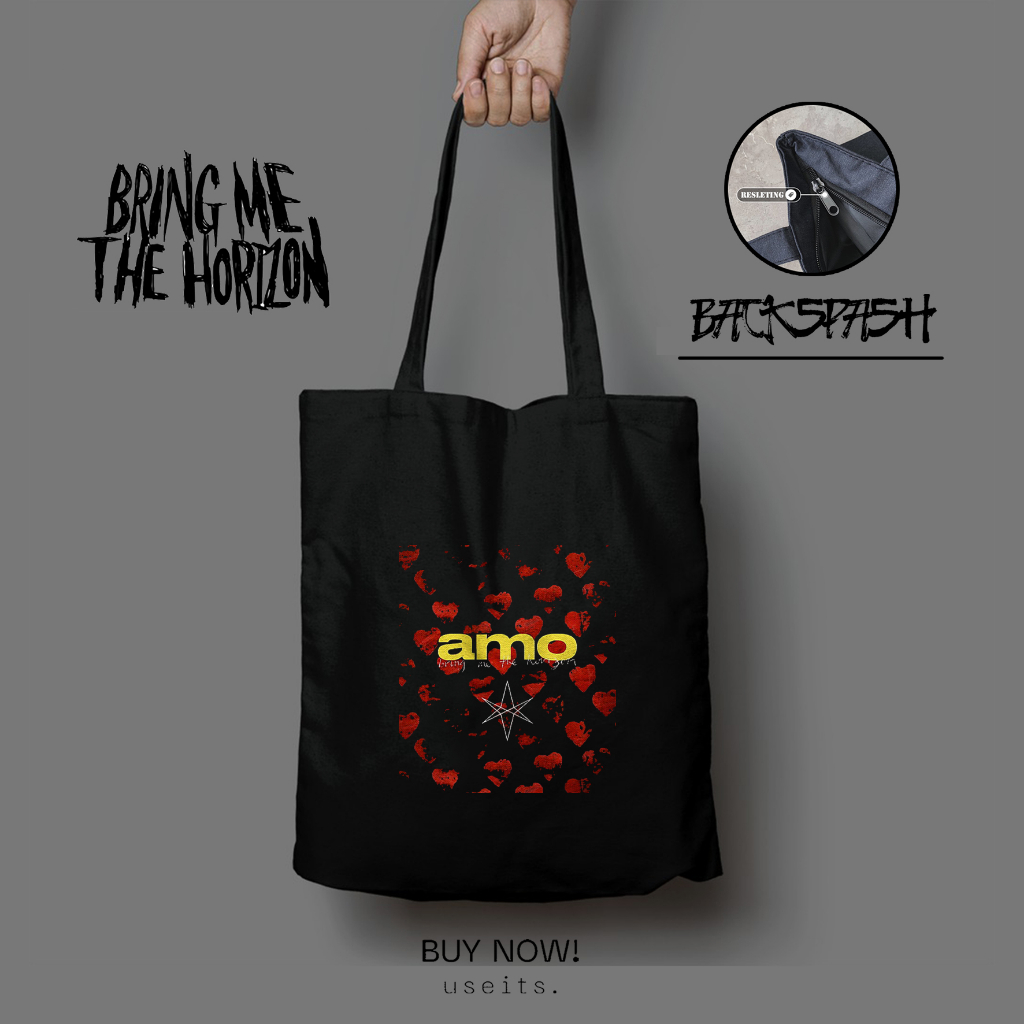 Totebag Tas Band Bring Me The Horizon BMTH Pria Wanita - BRING ME THE HORIZON