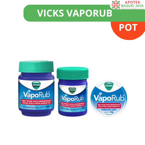 Vicks Vaporub 10gr 25gr 50gr Balsem Batuk Pilek Anak