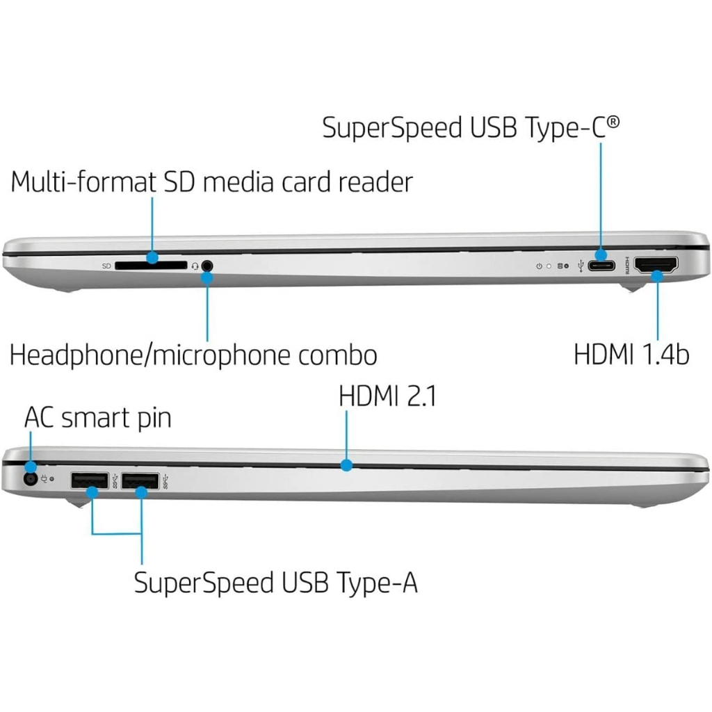 Laptop Slim Baru HP 15 Intel i3 Gen11 1115G4 RAM 16GB SSD 512GB FHD Touch Windows 11 Original Terlaris