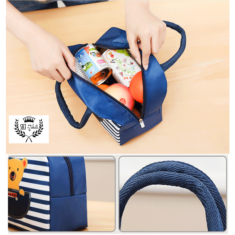 TAS BEKAL INSULATED LUNCH BAG CALIFORNIA DUDE TAS RANTANG THERMAL