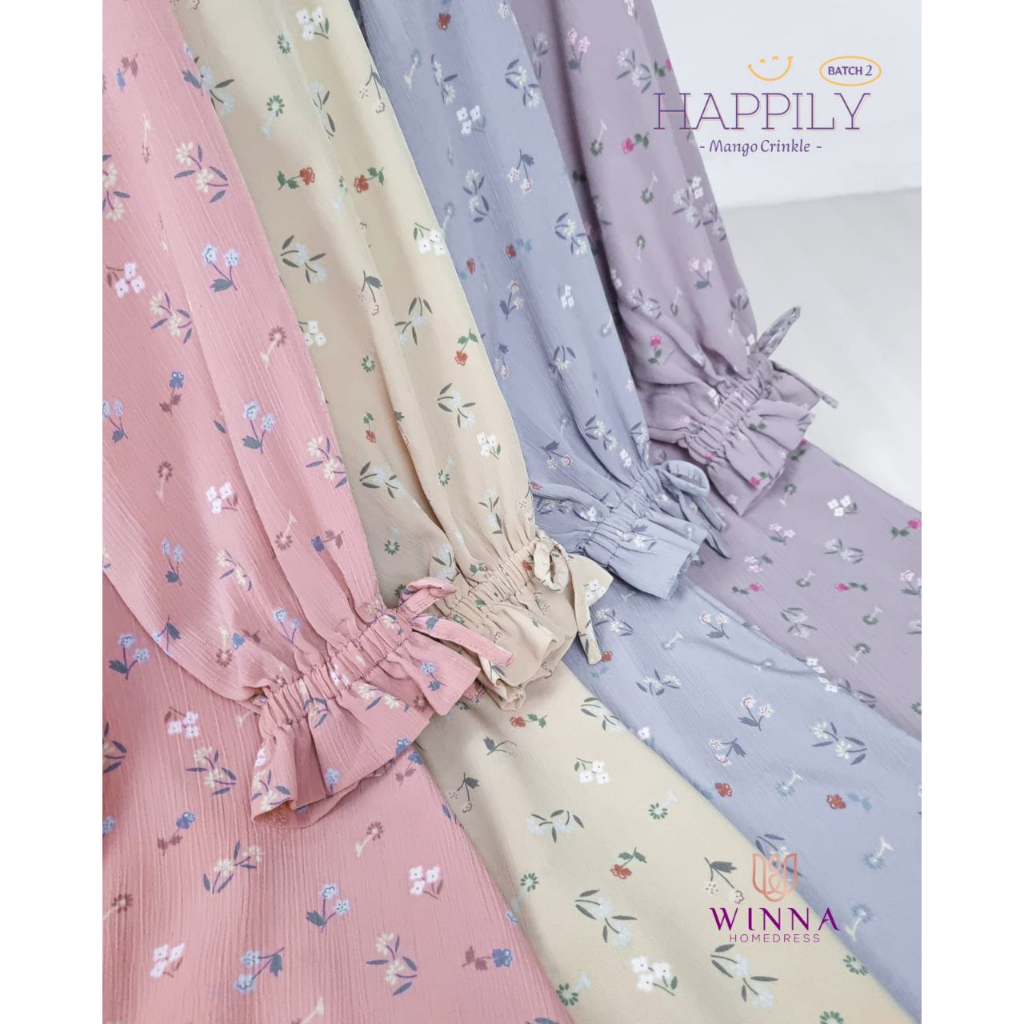 HAPPILY BATCH2 by WINNA klambieakhwat | mango crinkle